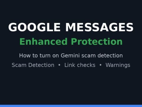 Google Messages Enhanced Protection how-to title card