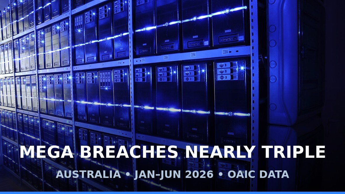 Australia data breach statistics January to June 2026 showing rise in large-scale breaches