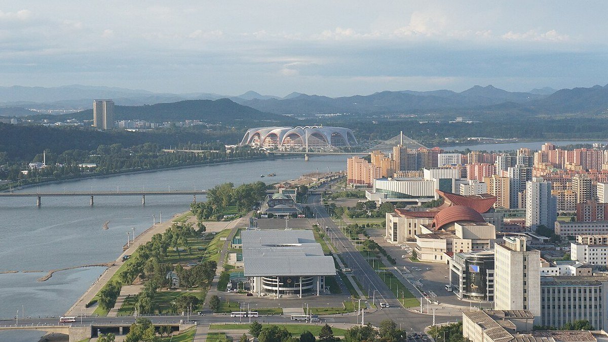 Aerial view of Pyongyang, North Korea (illustrative photo)