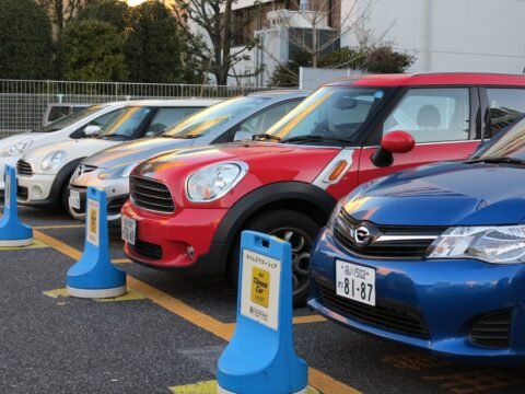 A Times Car shared vehicle in Tokyo, after Park24 announced compensation for users whose identity documents were exposed in the breach