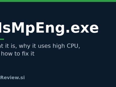 MsMpEng.exe: What It Is, Why It Uses High CPU, and How to Fix It