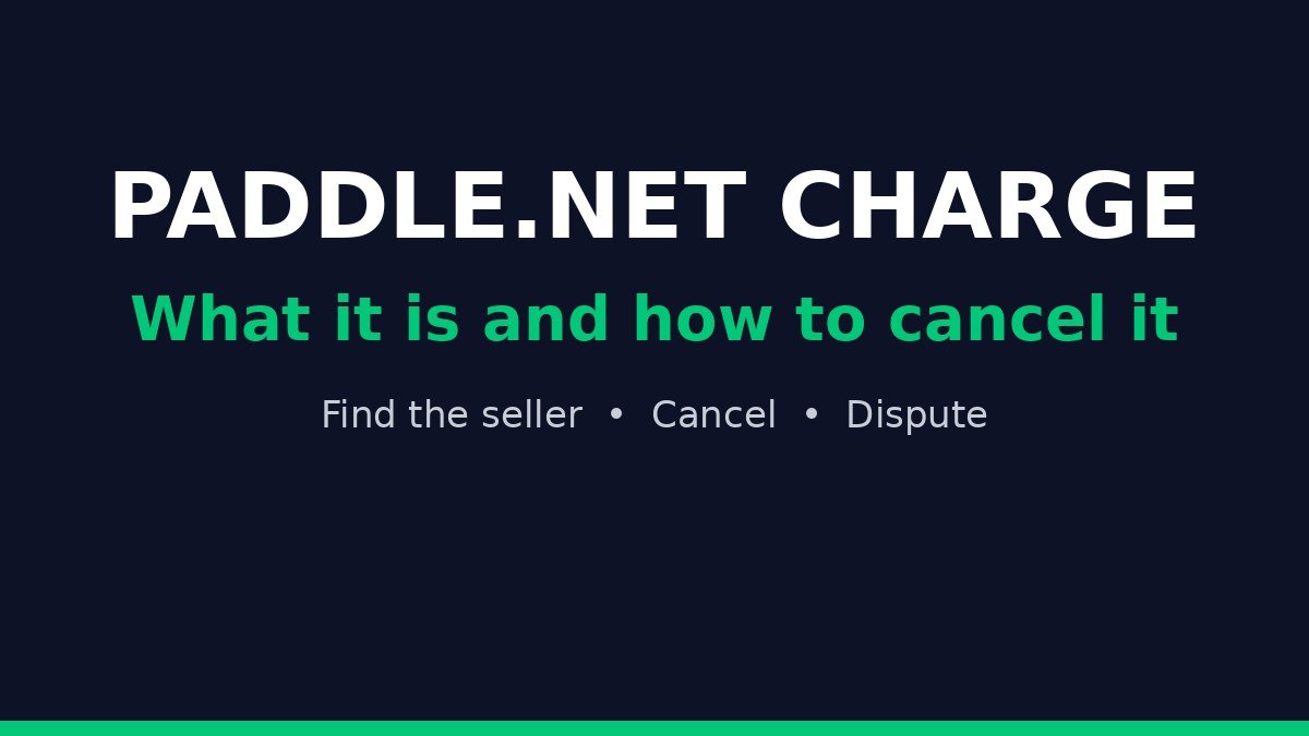 Paddle.net charge how-to title card